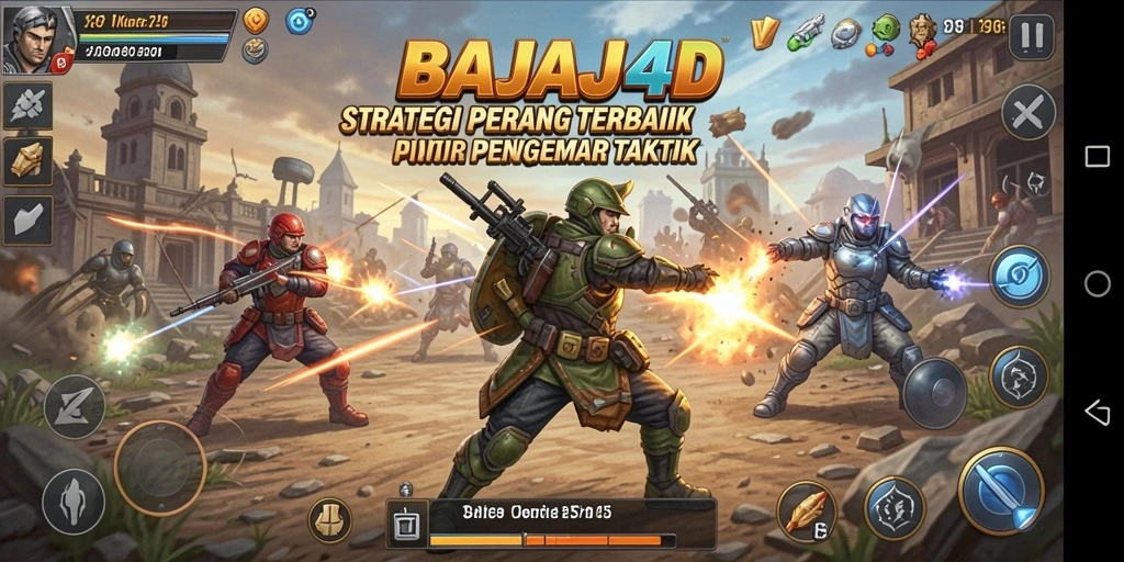 Tampilan gameplay strategis yang mendebarkan dari BAJAJ4D.