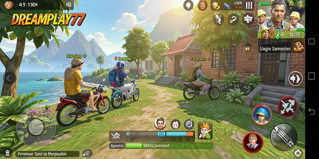Gameplay menyenangkan di DREAMPLAY77 yang penuh tantangan dan warna.