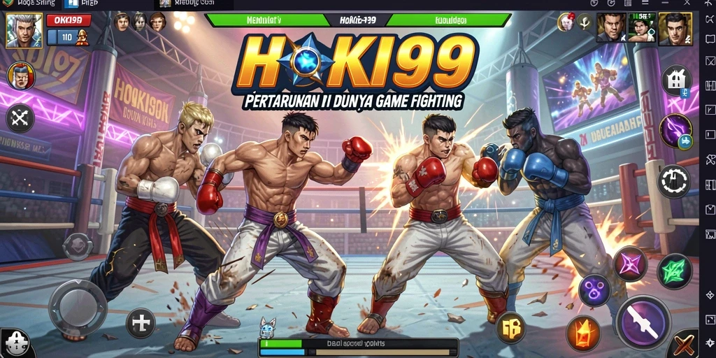 Tampilan aksi epic pertarungan di HOKI99.