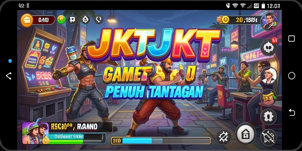 Tampilan gameplay JKTJKT yang menegangkan dan penuh aksi.