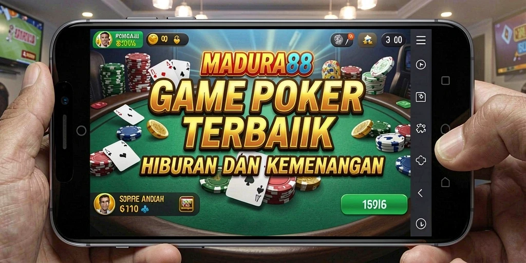 Tampilan gameplay MADURA88 yang mengasyikkan dan memikat para pemain Poker.