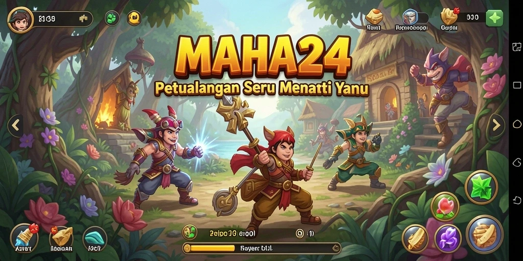 Tampilan menawan dari gameplay MAHA24 yang penuh petualangan.