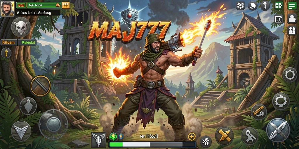 Tampilan gameplay yang dinamis dan menarik dalam MAJ777.