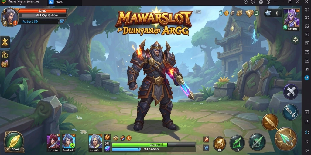 Tampilan gameplay seru dan mendebarkan dari MAWARSLOT yang menampilkan aksi ARPG.