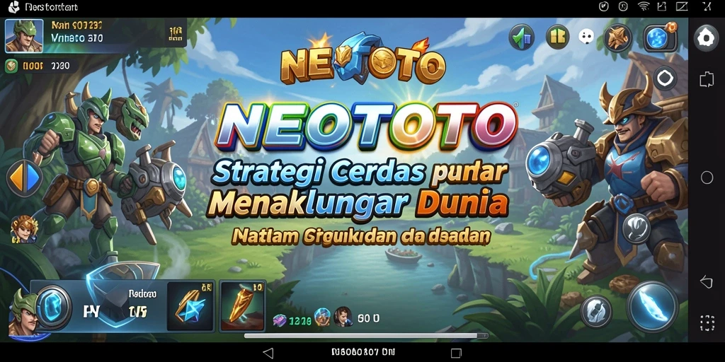 Screenshot NEOTOTO menampilkan karakter dan strategi gameplay yang menarik.