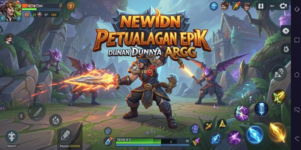 Gameplay seru dan mendebarkan dalam NEWIDN dengan grafis yang memukau.