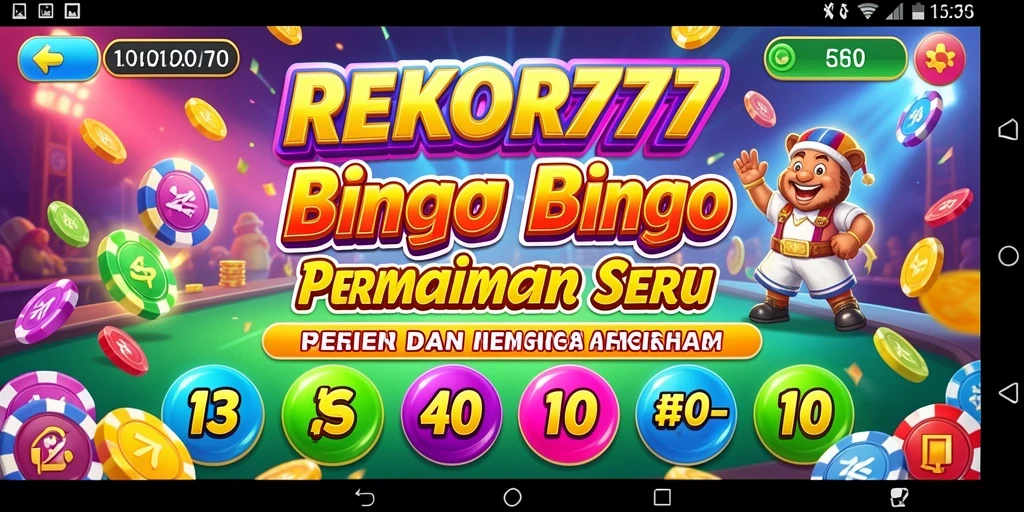 Tampilan gameplay seru dari permainan Bingo di REKOR777.