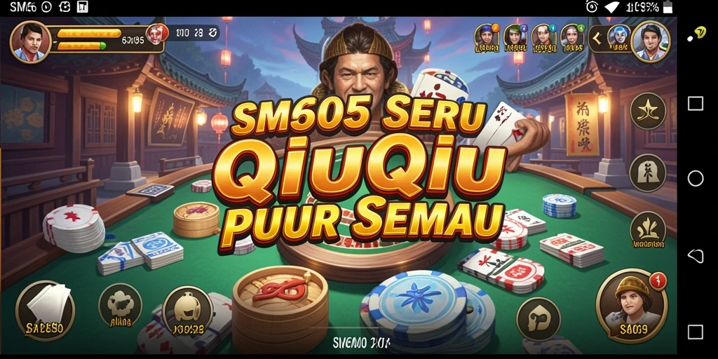 Screenshot gameplay QiuQiu yang menegangkan dan seru.