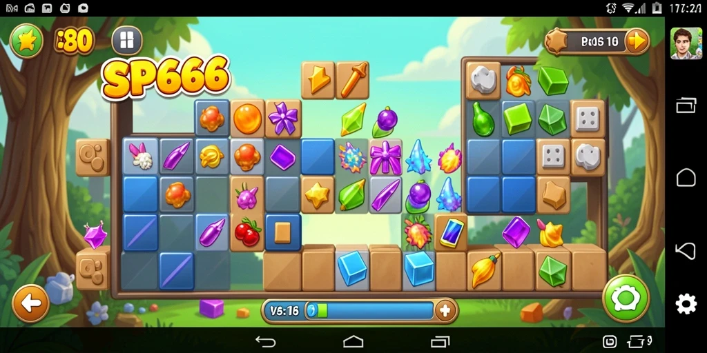 Tampilan gameplay SP666 yang menantang dan menarik.