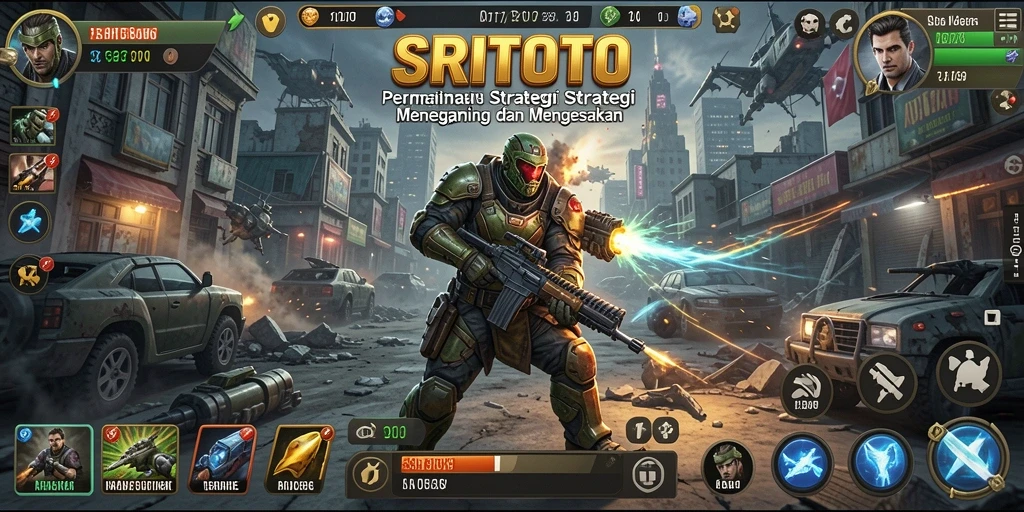 Tampilan gameplay strategis yang intens dan menarik di SRITOTO.