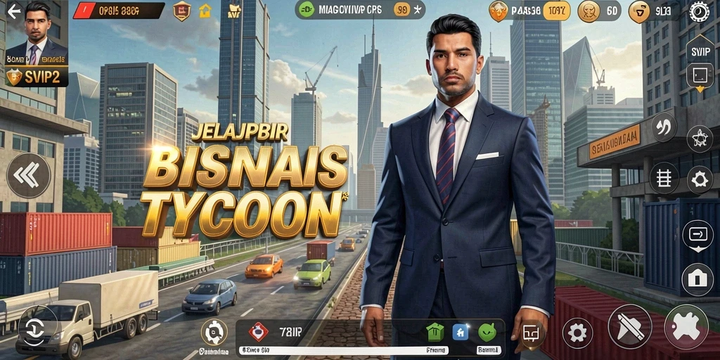 Screenshot SVIP2 menampilkan gameplay Tycoon yang menarik dan dinamis.