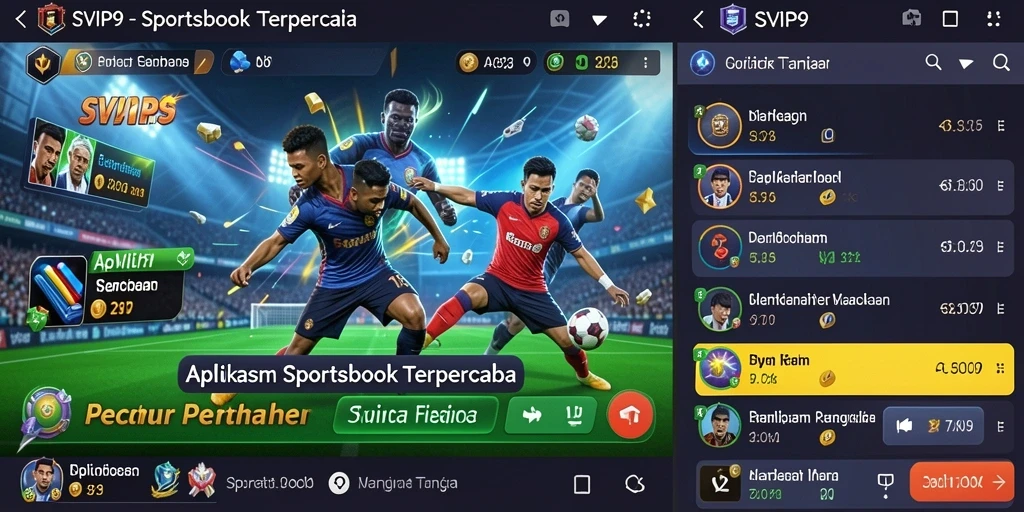 Tangkapan layar gameplay Sportsbook SVIP9 yang menunjukkan antarmuka yang menarik.