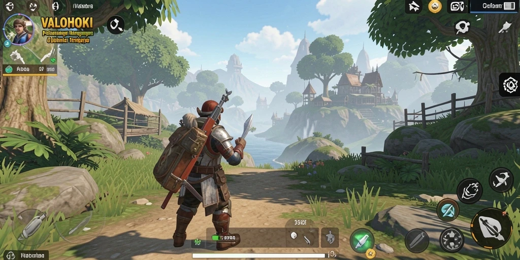 Gameplay VALOHOKI yang menakjubkan dalam dunia terbuka.
