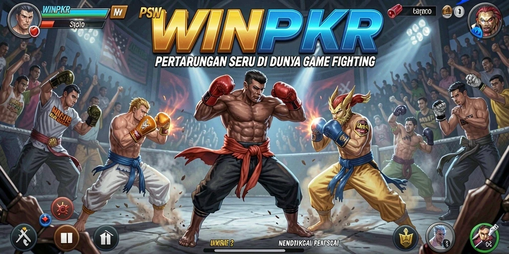 Gameplay WINPKR yang mendebarkan dan seru.