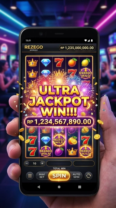 Tampilan antarmuka pengguna rezego yang sederhana dan intuitif.